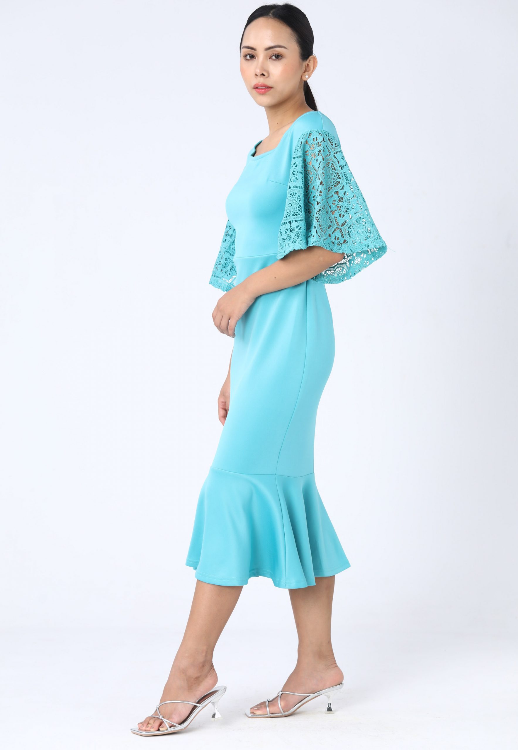 3/4 SV Knee Length Dress - marya