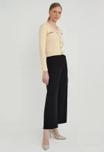 Faux Chained Knitted Cardigan - Image 3