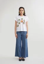 nichii X HEDGE HAUTE Baby Tee - Image 2