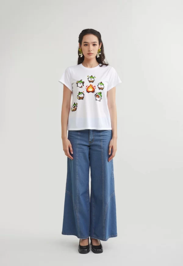 nichii X HEDGE HAUTE Baby Tee - Image 2