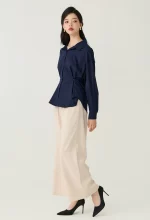 Asymmetrical Wrap Side Tie Dress - Image 3