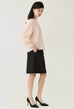 Relaxed Fit Gathered Shoulder Blouse - Image 6
