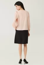 Relaxed Fit Gathered Shoulder Blouse - Image 7