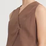 Sculpted Charm Sleeveless Top