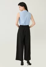 Pleated Front Palazzo Pants - Image 5