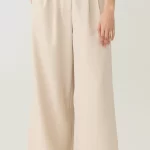 Pleated Front Palazzo Pants