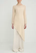 nichii x NURITA HARITH Lustre Asymmetrical Overlay Set
