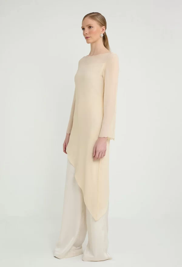 nichii x NURITA HARITH Lustre Asymmetrical Overlay Set - Image 4