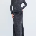 Starlight Glitter Maxi Dinner Dress