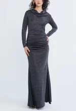 Starlight Glitter Maxi Dinner Dress