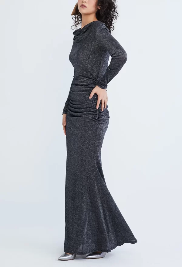 Starlight Glitter Maxi Dinner Dress - Image 2
