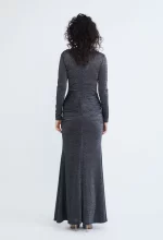 Starlight Glitter Maxi Dinner Dress - Image 3