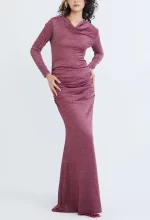 Starlight Glitter Maxi Dinner Dress - Image 5