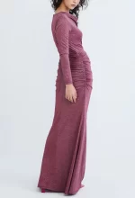 Starlight Glitter Maxi Dinner Dress - Image 6