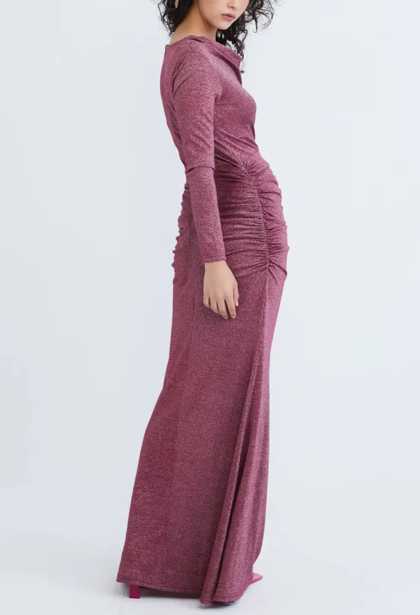 Starlight Glitter Maxi Dinner Dress - Image 6