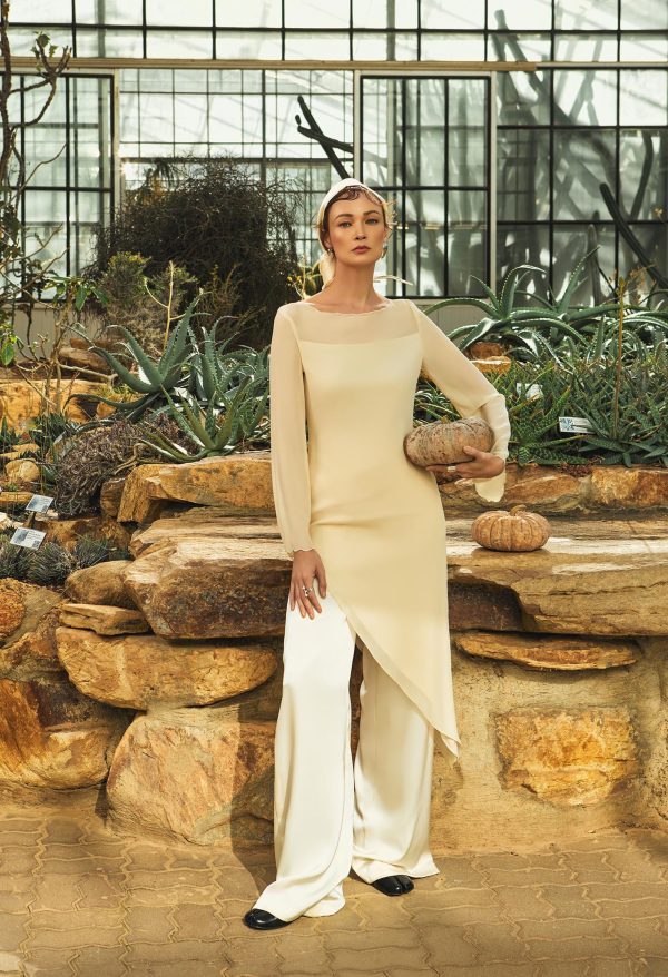 nichii x NURITA HARITH Lustre Asymmetrical Overlay Set - Image 2